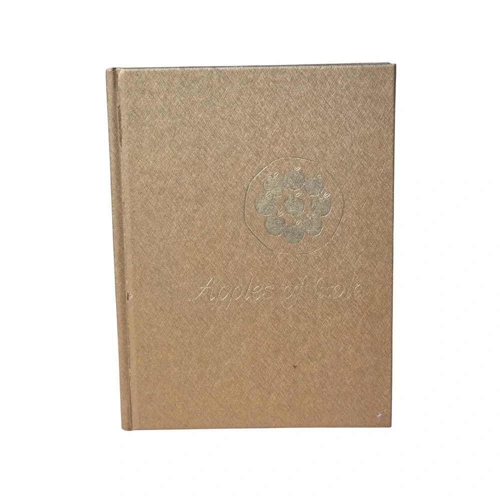 Apples of Gold Jo‎ Petty Vintage Hardcover Inspirational Quotes Gold Book